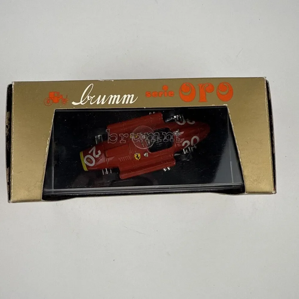 Brumm Models 1:43 Scale R127 - 1956 Lancia-Ferrari HP270 D50 Red #20